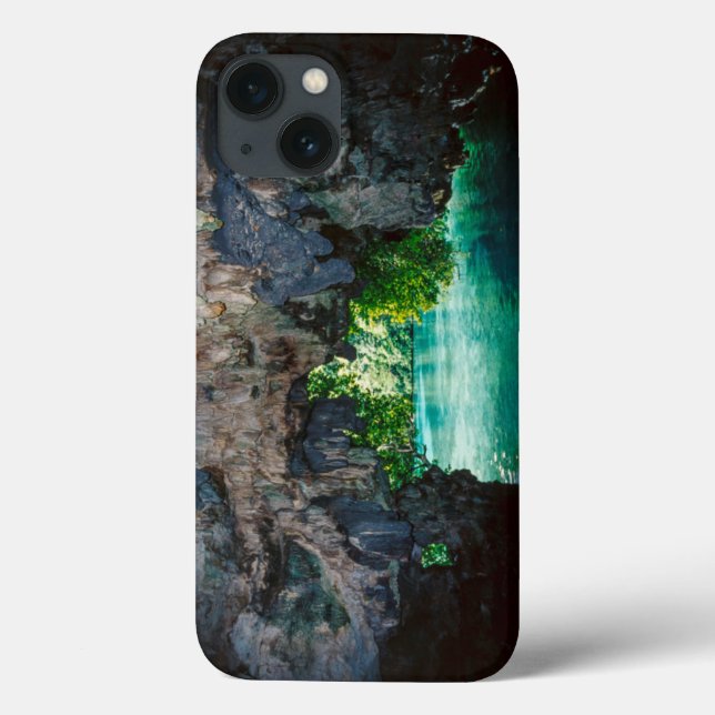 Funda De Case-Mate Para iPhone Cueva de murciélagos en Airai, Palaos, Micronesia (Reverso)