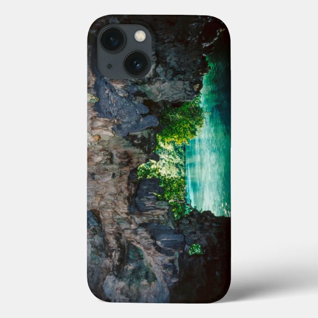 Funda De Case-Mate Para iPhone Cueva de murciélagos en Airai, Palaos, Micronesia (Reverso)