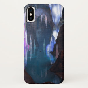 Funda Para iPhone X Cuevas relucientes por maleta para iPhone nocturno