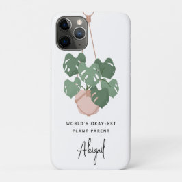 Funda Para iPhone 11 Pro Cuidada Bien Planta Primaria Personalizada