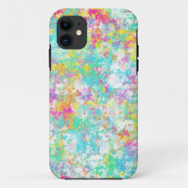 Funda Para iPhone 11 Cuidada colorida acuarela Color de la mano Fondo p
