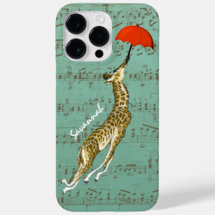 Funda Para iPhone 14 Pro Max De Case-Mate Cuidada colorida música volar jirafa rojo paraguas