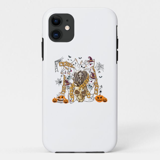 Funda De Case-Mate Para iPhone Cuidados y graciosos gatos malvados (Reverso)