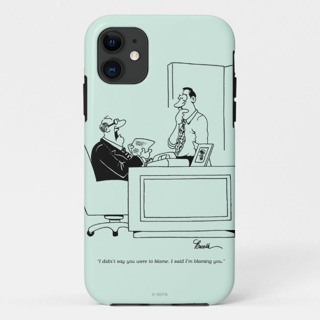 Funda De Case-Mate Para iPhone Culpa de la oficina (Reverso)