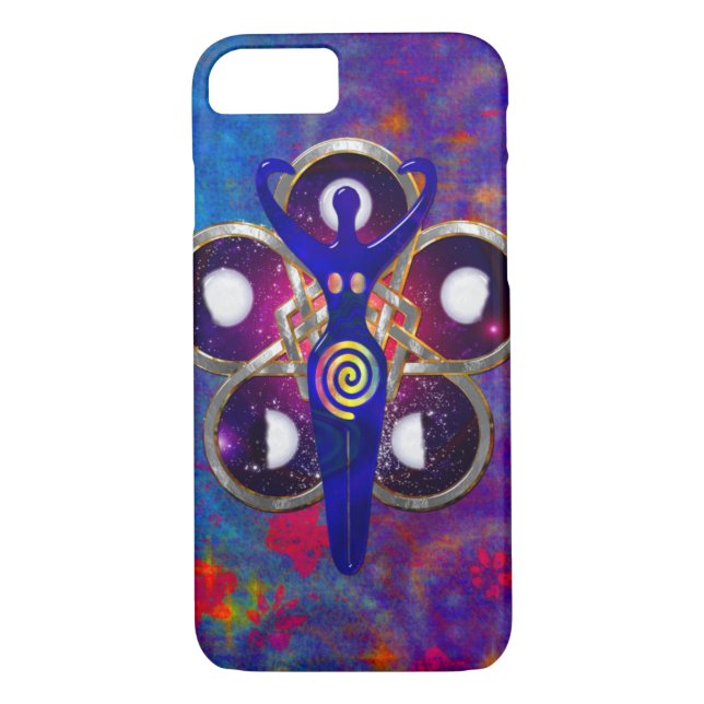 Funda De Case-Mate Para iPhone Culto a diosa en 3D (Reverso)