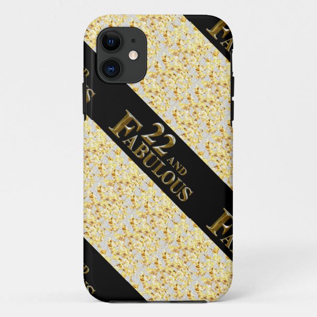 Funda De Case-Mate Para iPhone Cumpleaños 22  (Reverso)