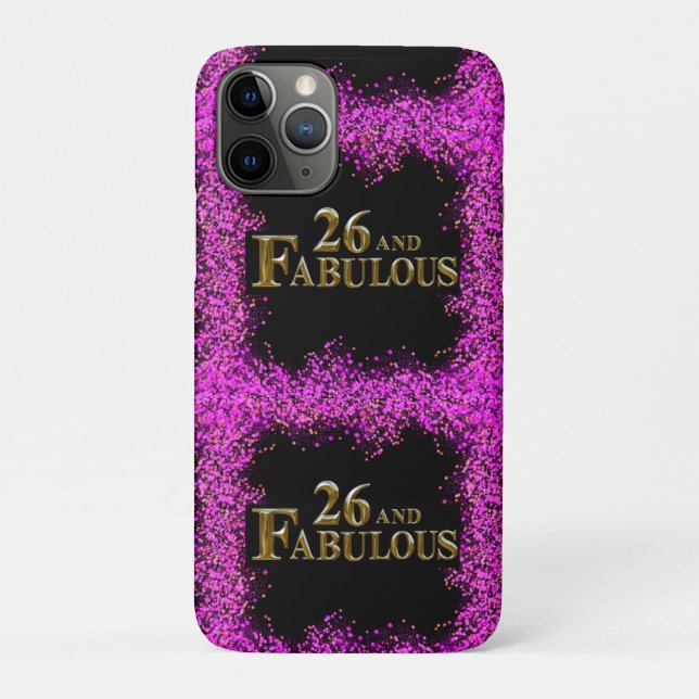 Funda De Case-Mate Para iPhone Cumpleaños 26  (Reverso)