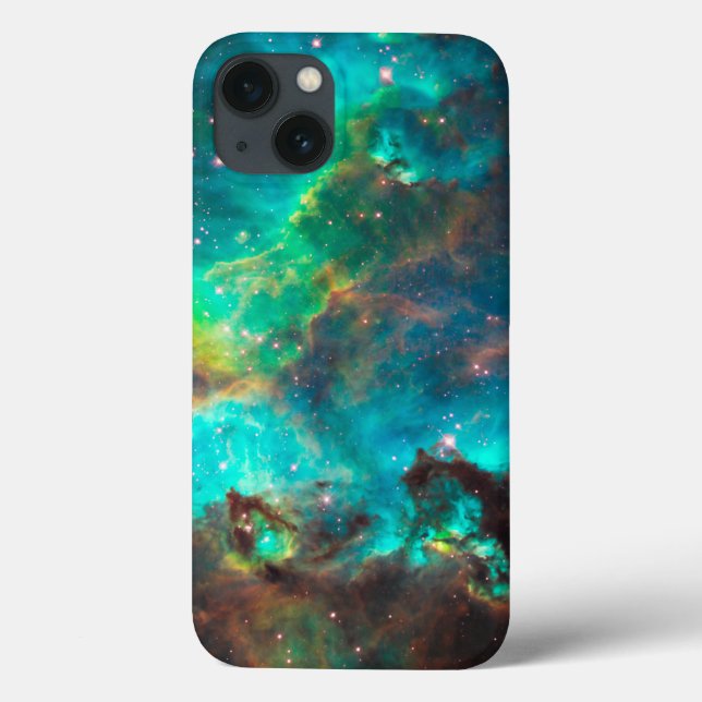 Funda De Case-Mate Para iPhone Cúmulo de estrellas imponente de la aguamarina (Reverso)