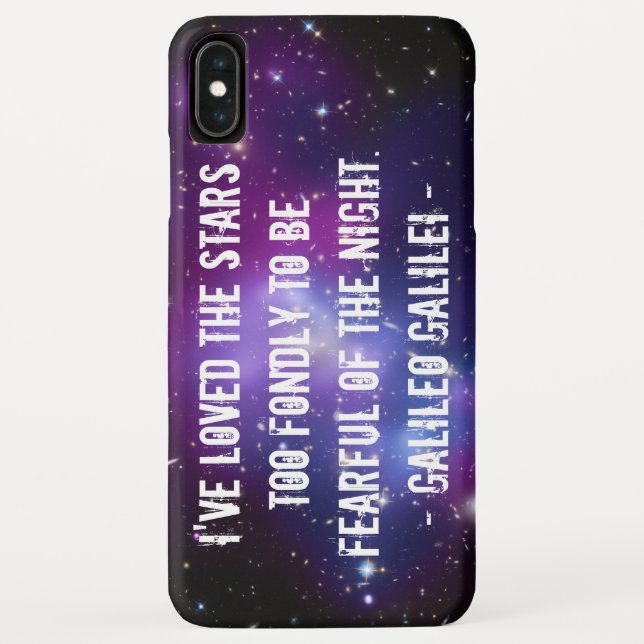 Funda De Case-Mate Para iPhone Cúmulo de galaxias de la cita de Galileo (Reverso)