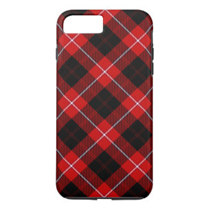 Funda Para iPhone 8 Plus/7 Plus Cunningham Tartan Red Black Plaid