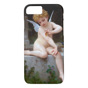 Funda Para iPhone 8/7 Cupido con mariposa, Bouguereau