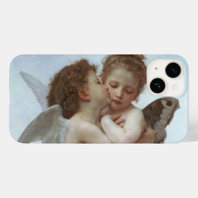 Funda De Case-Mate Para iPhone Cupido y psiquis como niños (Reverso  (Horizontal))