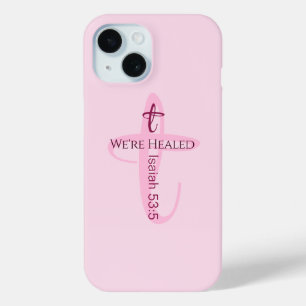 Funda Para iPhone 15 Curado por Jesús Biblia Verse fe Cristiana
