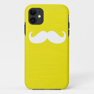 title_seo2 Curioso bigote blanco sobre fondo amarillo