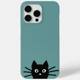 Funda Para iPhone 15 Pro Max Curioso Gato Guay Gato Gato Gato Gatito Gato Gato 