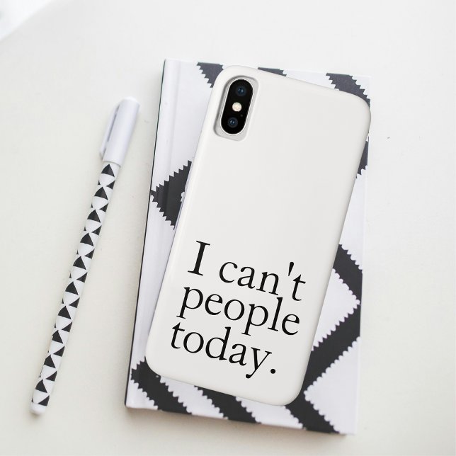 Funda De Case-Mate Para iPhone Curioso simple que no puedo citar hoy (Subido por el creador)