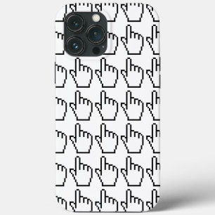 FUNDA PARA iPhone 13 PRO MAX CURSOR DE RATÓN / PUNTO DE MANO DEL ORDENADOR