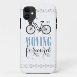 Funda Para iPhone 11 Curte Motivational Keep Moving Avance con la bicic