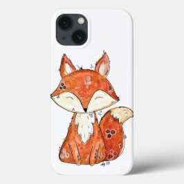 Funda Para iPhone 13 Curte Whimsical Fox