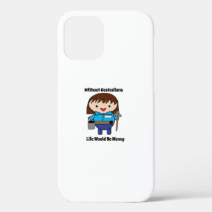 Funda Para iPhone 12 Custodia femenina Janitor Funny Personaliza