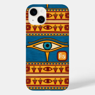 Funda Para iPhone 14 De Case-Mate Custom Egyptian Eye of Horus, Eye of Ra Art