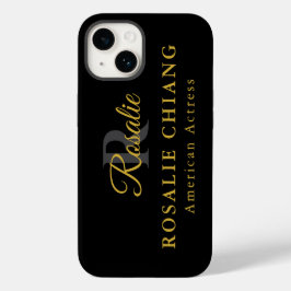 Funda Para iPhone 14 De Case-Mate Custom Name & Title with Monogram