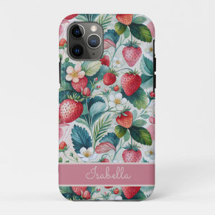 Funda Para iPhone 11 Pro Custom Strawberries Wild Vibrant