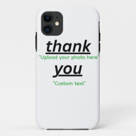 Funda Para iPhone 11 Custom Text & Upload Your Photo Personalized