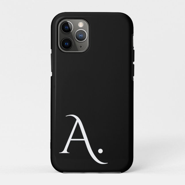Funda De Case-Mate Para iPhone Custom with Initial Name (Reverso)