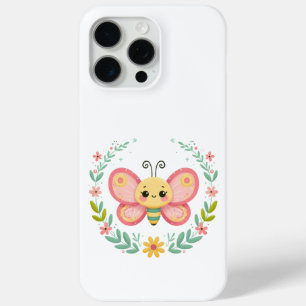 Funda Para iPhone 15 Pro Max Cuta, primavera/mariposa