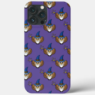 Funda Para iPhone 13 Pro Max Cute a Merlin el Personalizado Lechuza Mago
