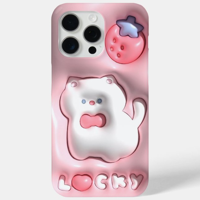 Funda De Case-Mate Para iPhone Cute Aesthetic iPhone Sticker (Reverso )