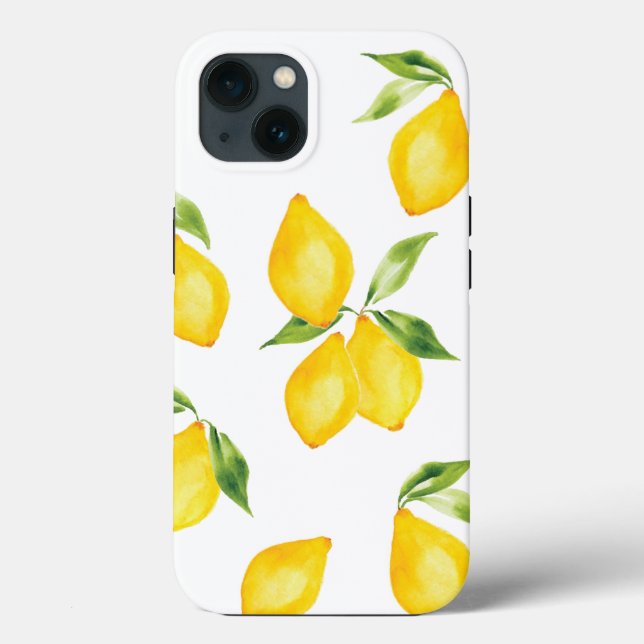 Funda De Case-Mate Para iPhone Cute amarillo limón agua fruta speck iPhone ca (Reverso )