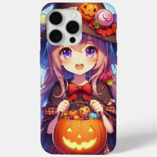 Funda Para iPhone 15 Pro Max Cute Anime Halloween Witch