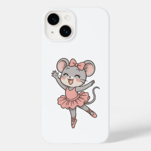 Funda Para iPhone 14 De Case-Mate Cute Ballerina Teléfono para el ratón Estuche Esti