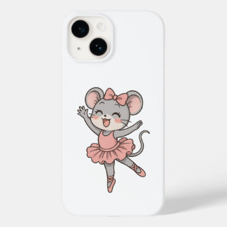 Funda Para iPhone 14 De Case-Mate Cute Ballerina Teléfono para el ratón Estuche Esti