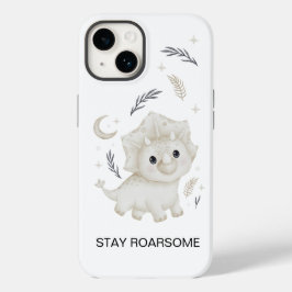 14 De Case-Mate Cute Boho Dinosaur Kids Custom Funda para iPhone