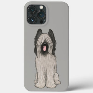Funda Para iPhone 13 Pro Max Cute Briard Cartoon Dog
