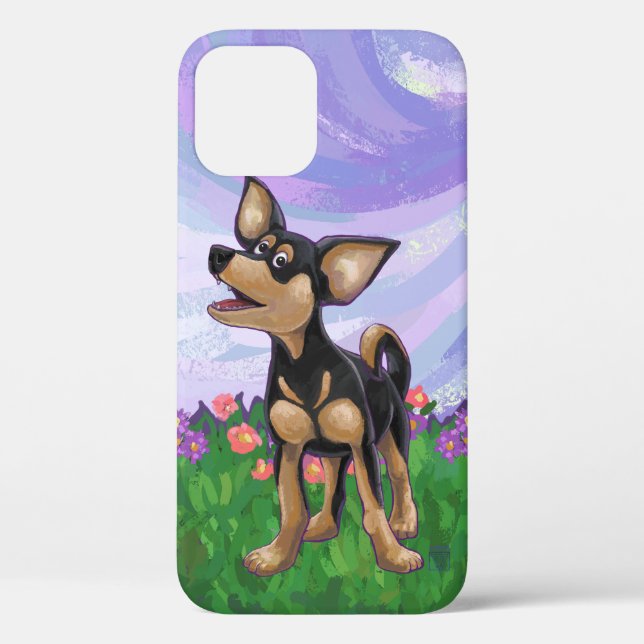 Funda De Case-Mate Para iPhone Cute Chihuahua (Reverso )