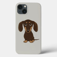 Cute Chocolate Dachshund | Perro Personalizado Wie