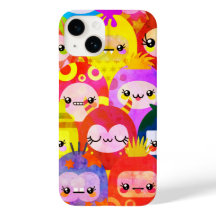 Cute Colorful Critters Divertido Funda de iPhone 1