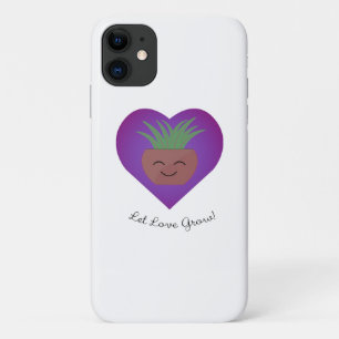 Funda Para iPhone 11 Cute Dejar que el amor crezca el amor