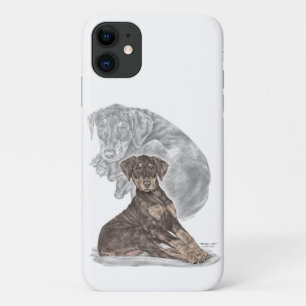 Funda Para iPhone 11 Cute Doberman Pinscher Puppy