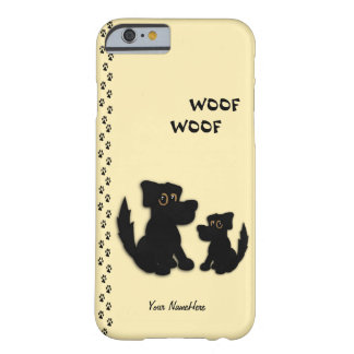 Funda Barely There Para iPhone 6 Cute Dog Family Personal