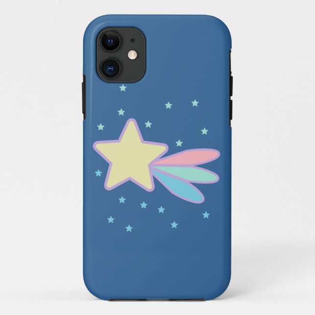 Funda De Case-Mate Para iPhone Cute Estrella Fugaz Cometa (Reverso)