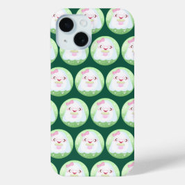 Funda Para iPhone 15 Cute Fantasma de Matcha Latte