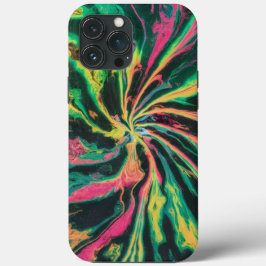 Funda Para iPhone 13 Pro Max Cute Fashion Rainbow Tie Dye