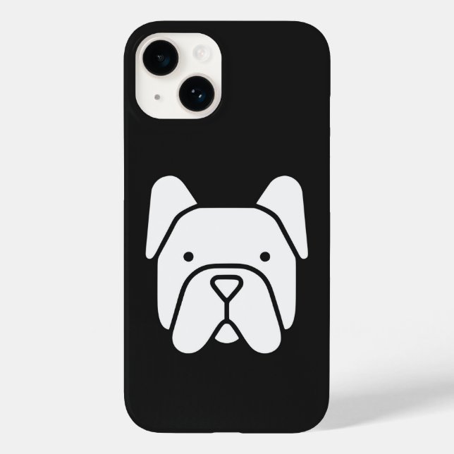 Funda De Case-Mate Para iPhone Cute French Bulldog (Reverso )