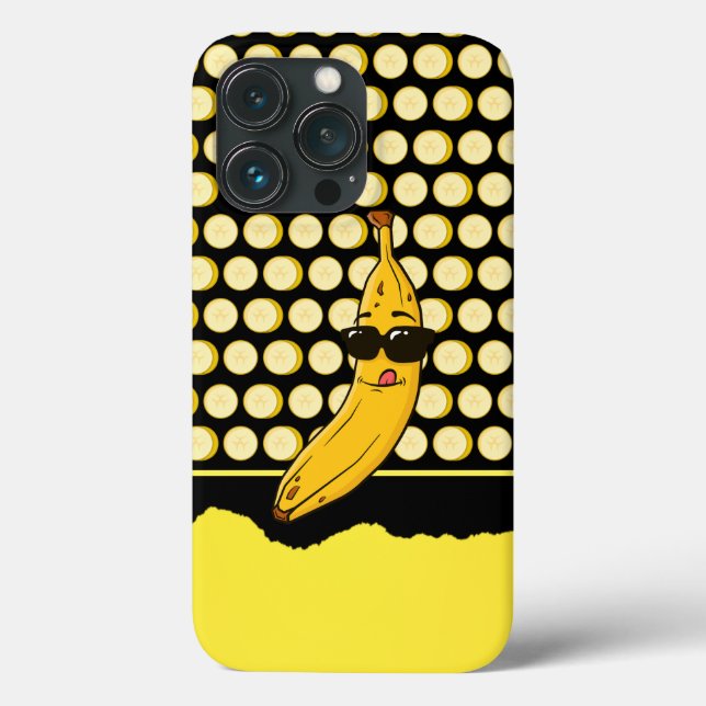 Funda De Case-Mate Para iPhone Cute Funny Guay Banana (Reverso )