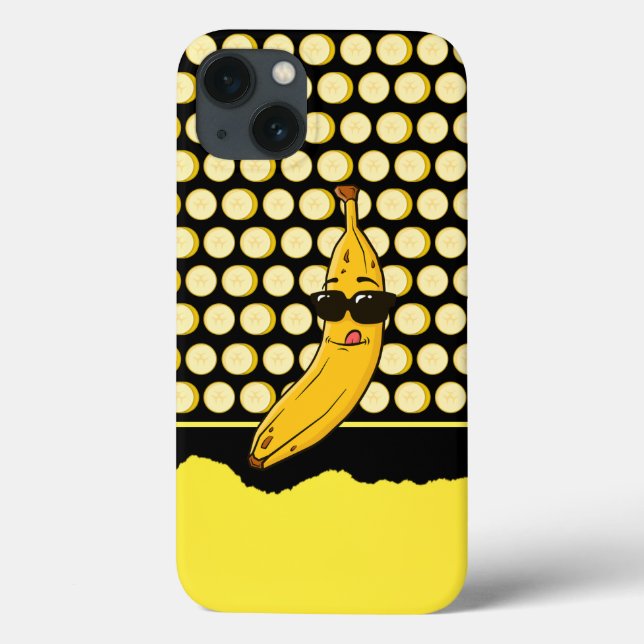Funda De Case-Mate Para iPhone Cute Funny Guay Banana (Reverso)